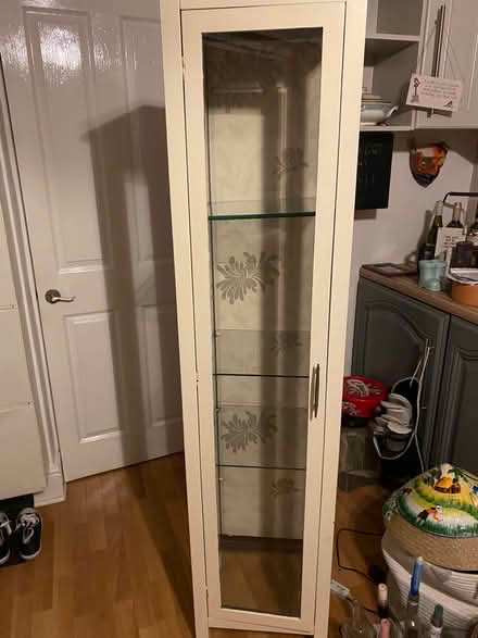 Photo of free Painted display cabinet (Kirkby-in-Ashfield) #1