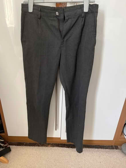 Photo of free 2 pairs Girls grey school trousers (LS7) #2