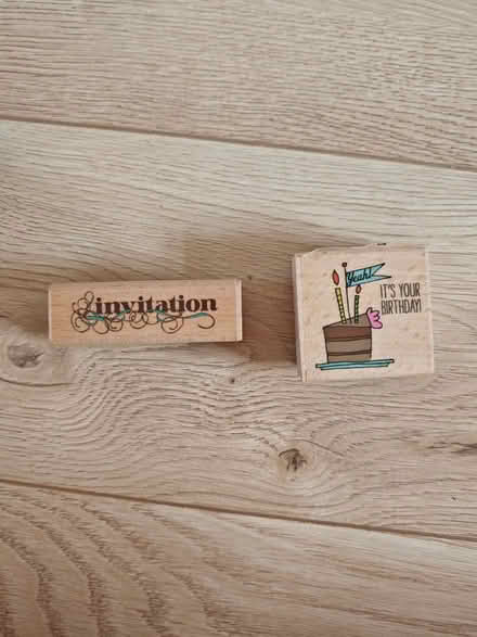 Photo of free Wooden rubber Stamps (L25) #1