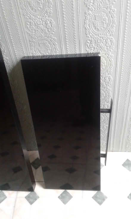 Photo of free Two Black Shiny Floating Shelves (St Blazey Gate PL24) #3