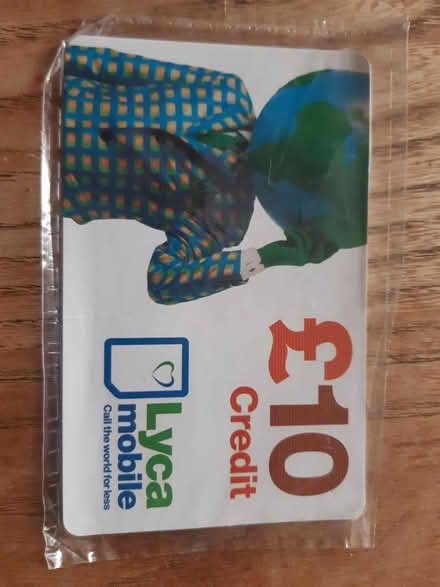Photo of free Lyca mobile top up card (CR7 Thornton Heath) #1