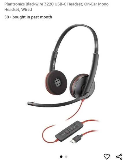 Photo of Plantronics blackwire headset (United States) #1