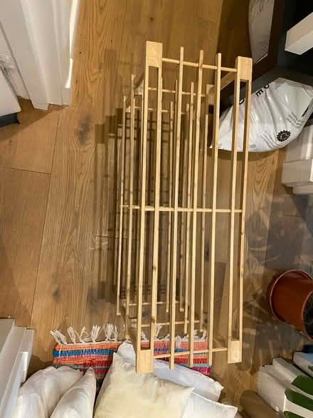 Photo of free Lightweight wood shoe rack (Nw3) #1
