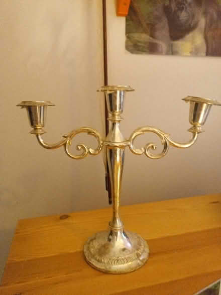 Photo of free Silver candlestick (elverson road SE13) #1