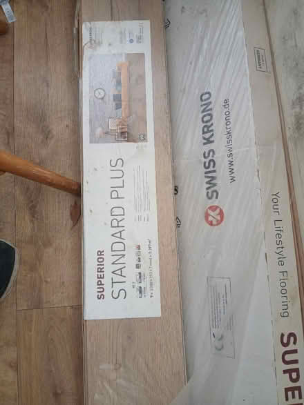 Photo of free 2 boxes of flooring (DE3) #1