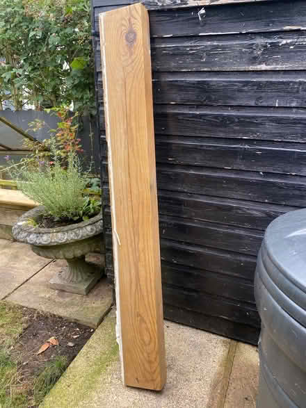 Photo of free Wooden beam shelf (Downley HP13) #1