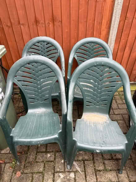 Photo of free Green plastic garden chairs (Ascot SL5) #1