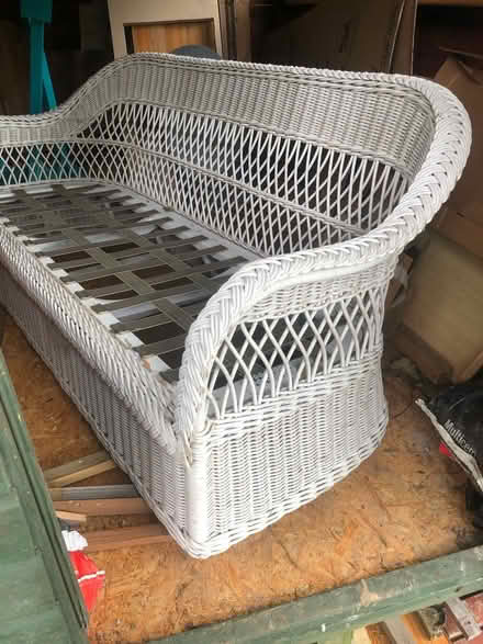Photo of free wicker furniture (Mynydd Mechell) #2