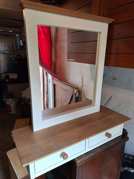 Photo of free Vanity top with two draws and a mirror (South Croydon CR2) #1