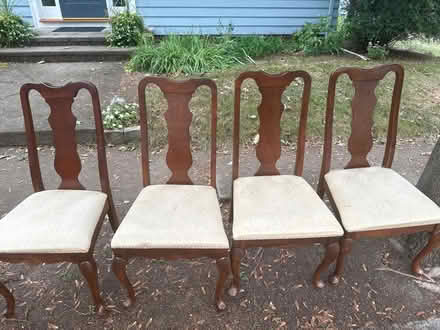 Photo of free Four wooden chairs (East side of Providence) #1