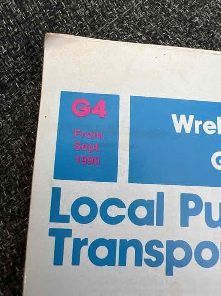 Photo of free 1990 Tyne & Wear bus timetable (Grangetown, Sunderland) #2