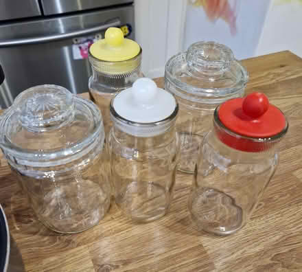 Photo of free Saucepans and glass storage jars (Hindhead, Surrey) #1