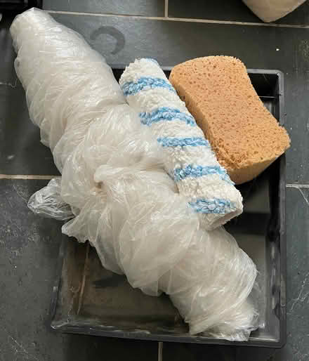 Photo of free Paint trays, rollers, sponges, sheeting for decorating (Kingsholm GL1) #1