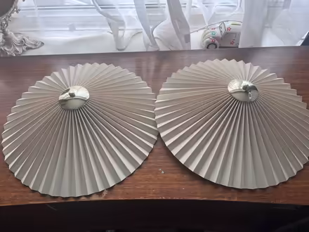 Photo of free 2 uplighter ceiling lightshades (Worle BS22) #1