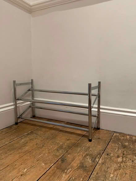 Photo of free Metal shoe rack (Earls Court SW10) #2
