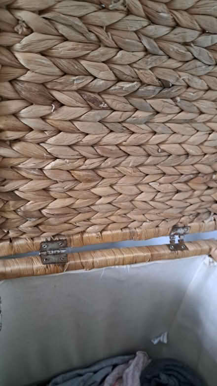 Photo of free Wicker wash basket (Hornsey N8) #2