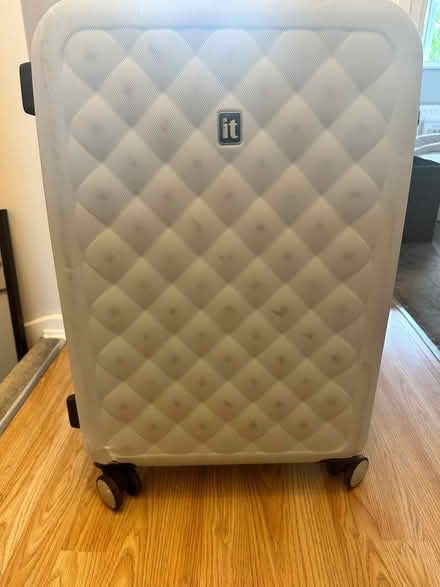 Photo of free Large blue suitcase (Wickford SS11) #2
