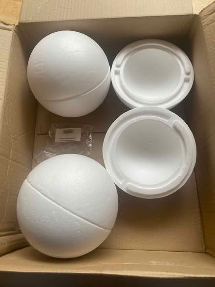 Photo of free Polystyrene craft 15cm spheres (Epsom KT18) #1