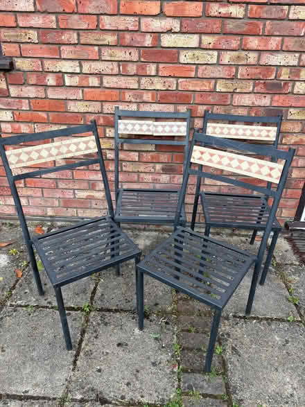 Photo of free Metal garden chairs (Kippington TN13) #1