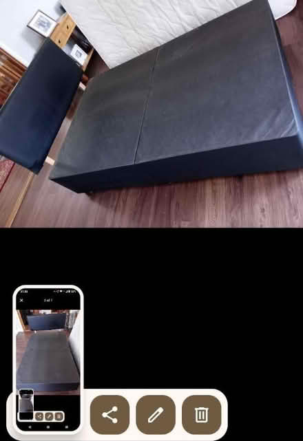 Photo of free Small double bed. 4ft wide (Kettering) #2