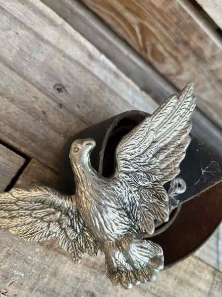 Photo of free Eagle? Leather belt (Levenshulme M19) #1