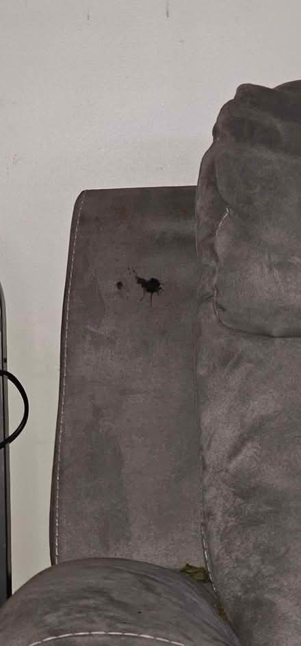 Photo of free Suede Power Sofa (Shelburne, near town center.) #2