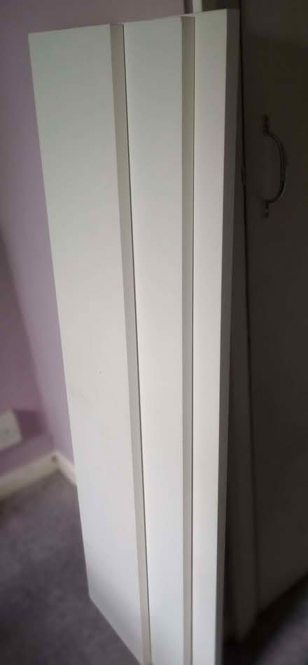 Photo of free 3 x white shelves 120 cms long 23 cms deep (Barry CF63) #1