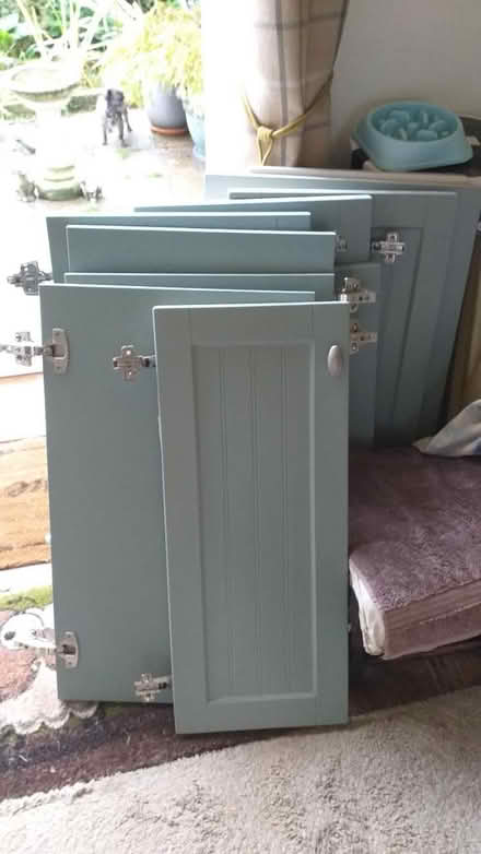 Photo of free 10 kitchen cupboard doors (Ainthorpe YO21) #1