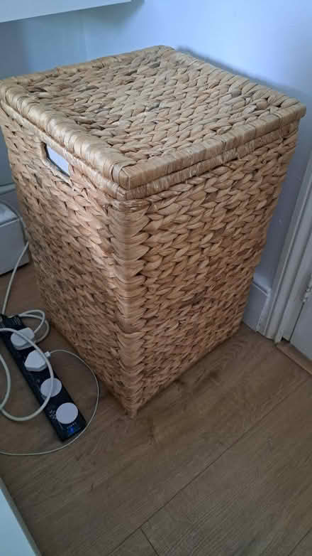 Photo of free Wicker wash basket (Hornsey N8) #1