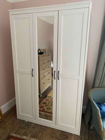 Photo of free IKEA white three door wardrobe (Sale M33) #2