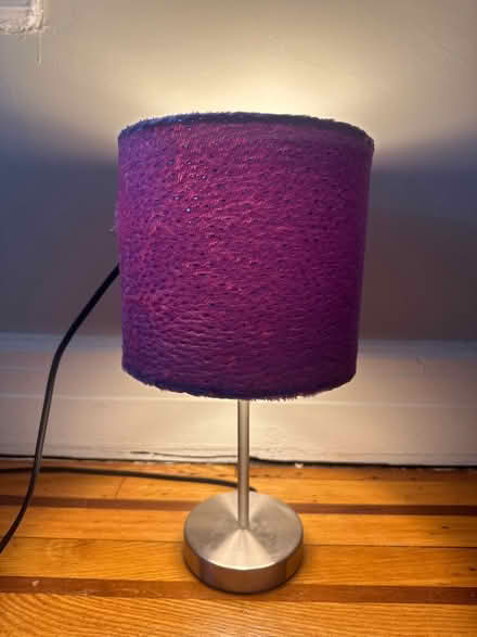 Photo of free Purple lamp (Forest Hills, Queens) #1