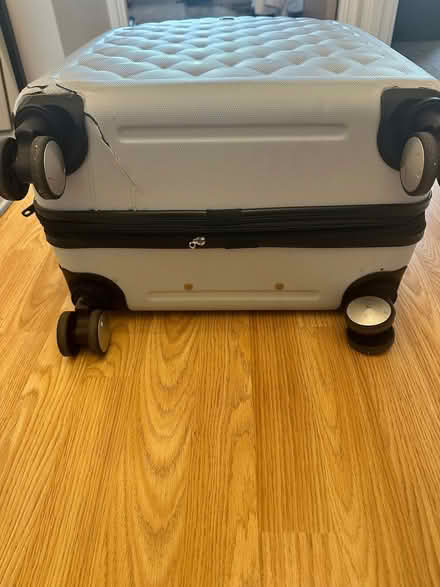 Photo of free Large blue suitcase (Wickford SS11) #4