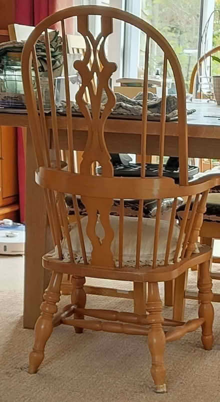 Photo of free Set of 2 spindle-backed wooden chairs (Macclesfield SK11) #1