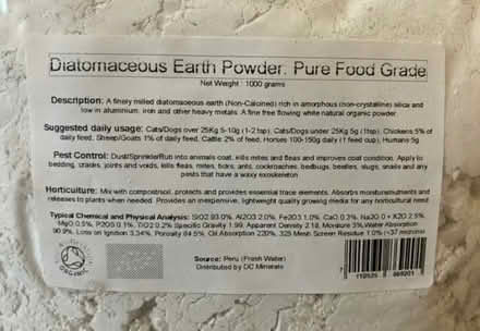 Photo of free Diatomaceous earth powder (food grade) (City Centre NR3) #2