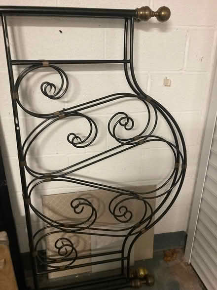 Photo of free King size metal frame bed (Telford) #1