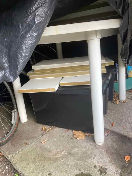 Photo of free Approx. 25/30 white shelves (Thorpe Hamlet NR1) #1