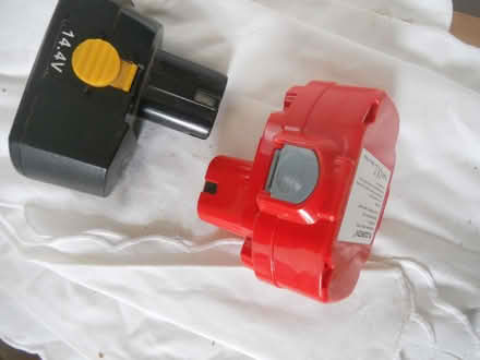 Photo of free 2 battery tool batteries (Abbeycwmhir LD1) #1