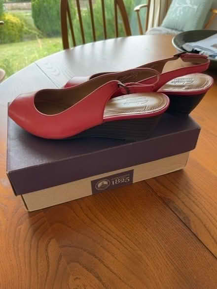 Photo of free Red leather shoes (Eastbourne BN21) #2