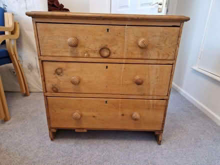 Photo of free Stripped Pine Chest of Drawers (Malvern Link WR14) #1