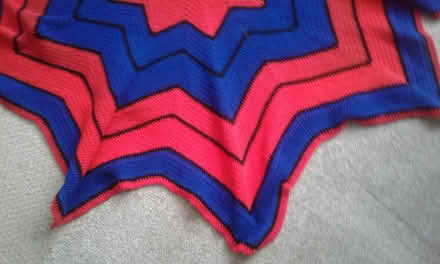 Photo of free Crochet Blanket In Red & Blue (St Blazey Gate PL24) #3