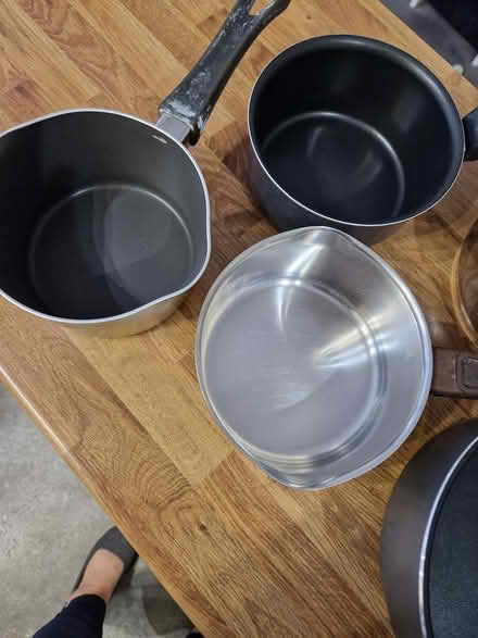 Photo of free Saucepans and glass storage jars (Hindhead, Surrey) #3