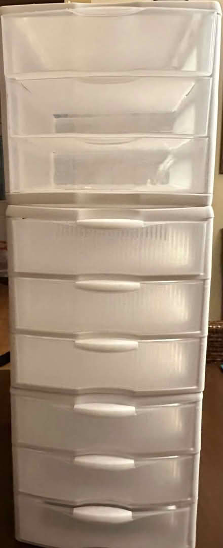 Photo of free 3 Sterlite stackable drawer units (Wattles and Squirrel) #2