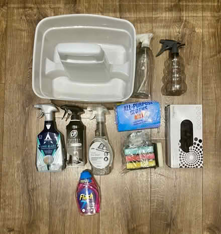 Photo of free Cleaning supplies & caddy (HA8 / Edgware) #1