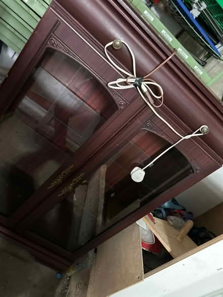 Photo of free Glass cabinet with lights (BD4) #1