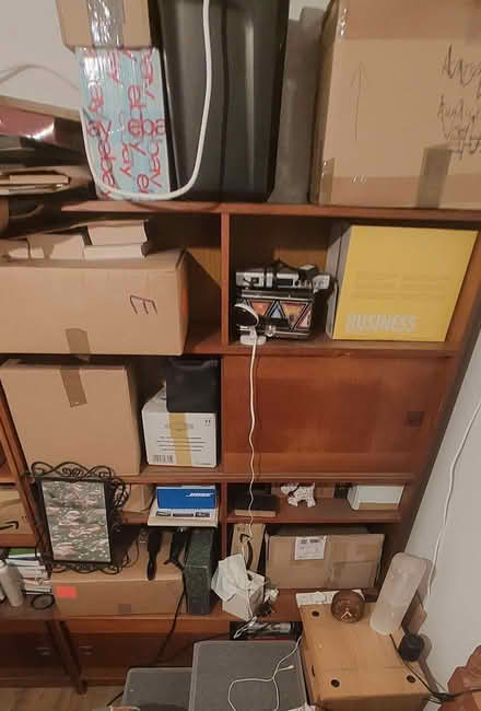 Photo of free 2 storage shelves display units (Polstead CO6) #2