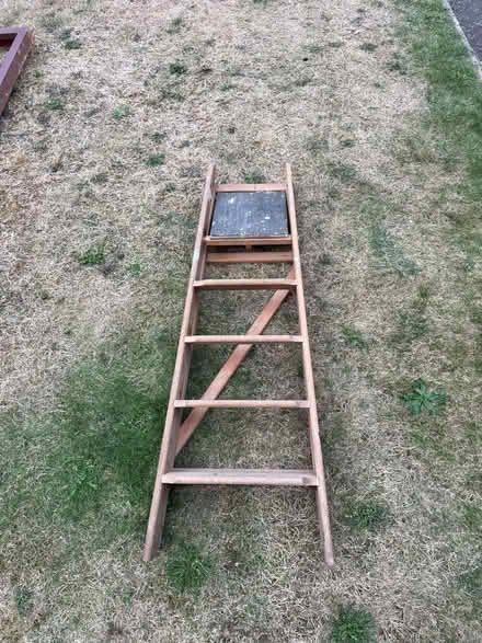 Photo of free Wooden step ladder (Gainsborough, Ipswich, IP3) #1
