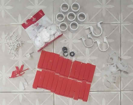 Photo of free Tiling/plumbing leftovers (St Martin's CF83) #1