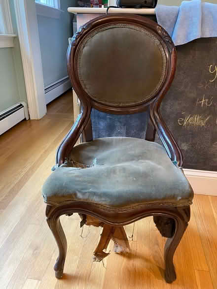 Photo of free Antique chair in need of love (Amherst) #1