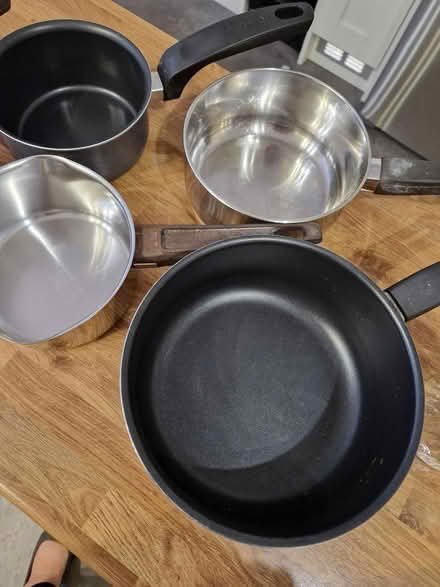 Photo of free Saucepans and glass storage jars (Hindhead, Surrey) #2