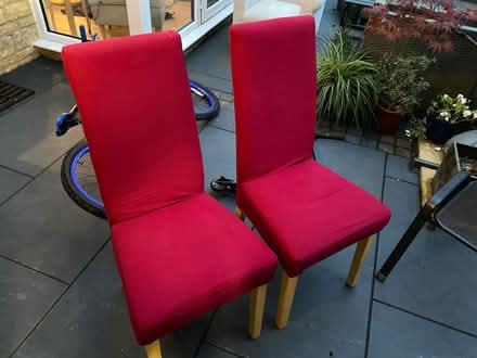 Photo of free Pair of dining chairs (can deliver) (Southmoor OX13) #1